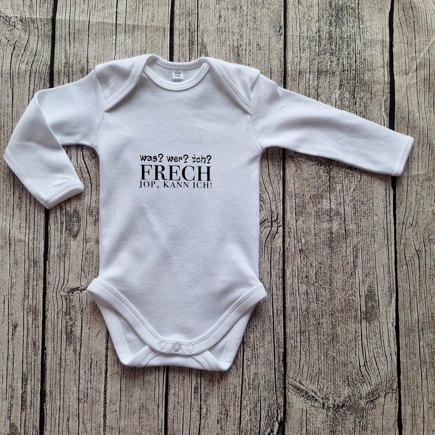 Lustiger Baby-Body aus 100 % Baumwolle – Größe 62/68👶💛