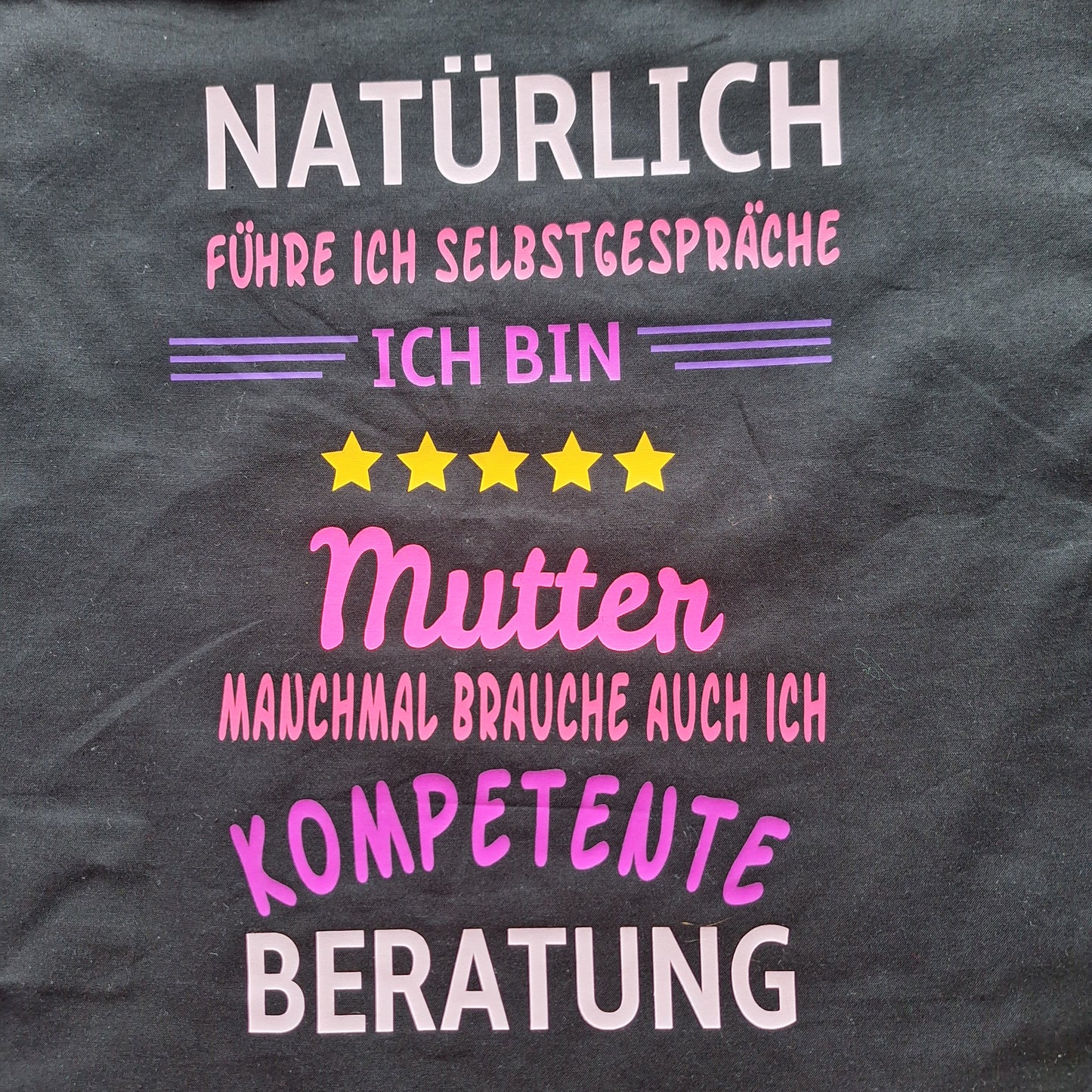 Baumwolltasche | Natürlich führe ich Selbstgespräche
